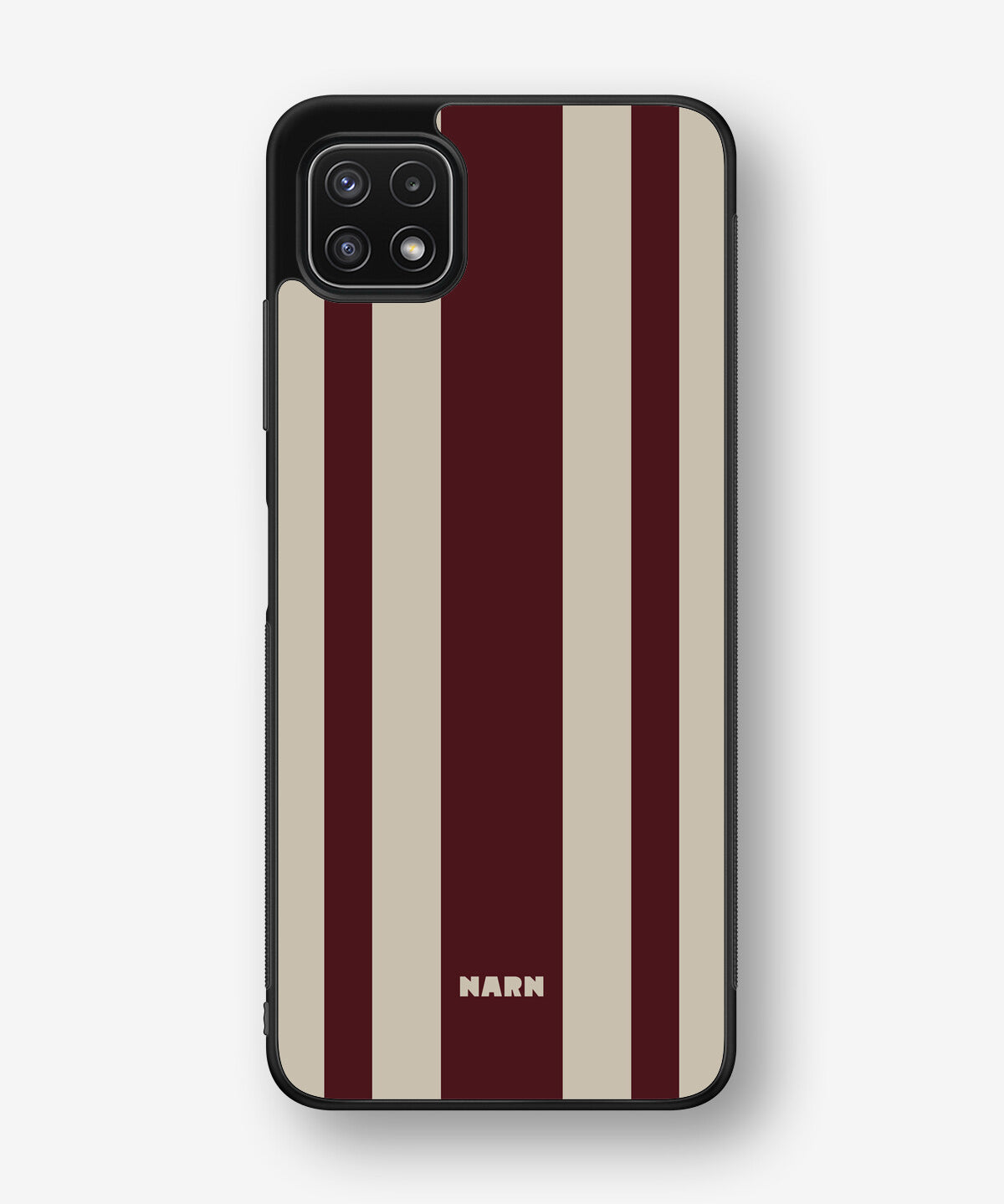 Samsung Galaxy A22 4G Hard Case – Bordeaux Stripe - View 1