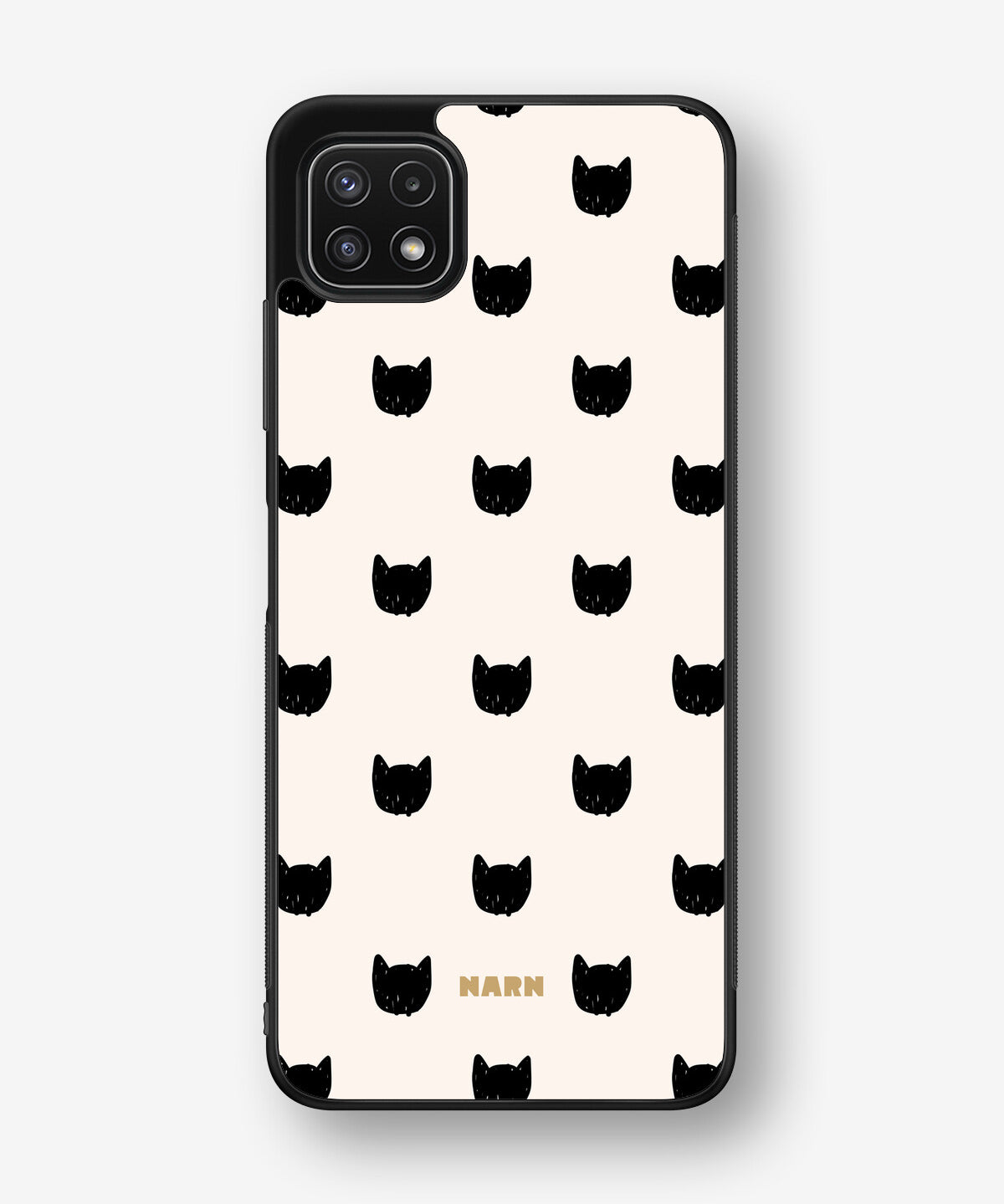 Samsung Galaxy A22 4G Hard Case – Kitty Dots - View 1