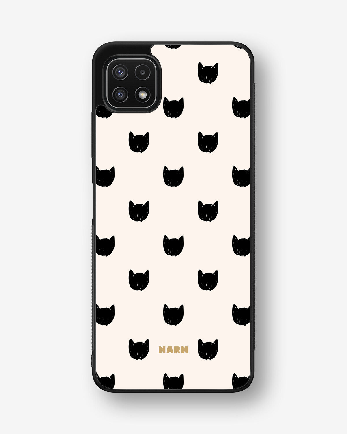 Samsung Galaxy A22 4G Hard Case – Kitty Dots - View 1