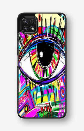Samsung Galaxy A22 4G Hard Case – Abstract Eye - View 1