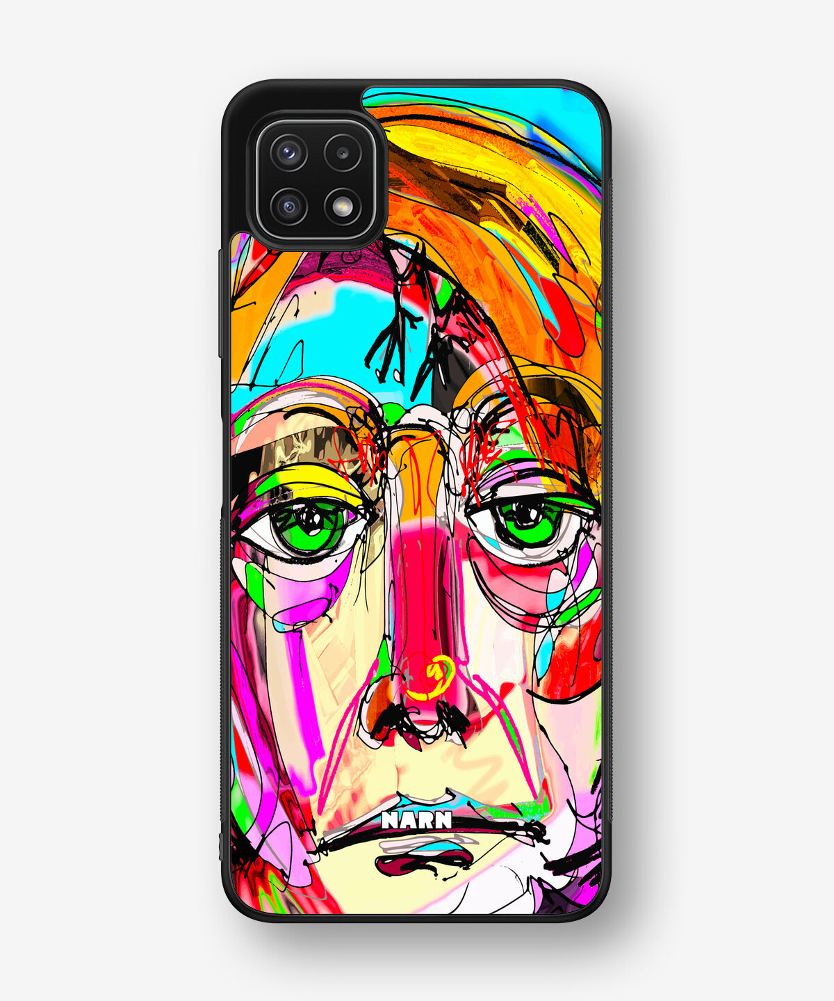 Samsung Galaxy A22 4G Hard Case – Abstract Portrait - View 1