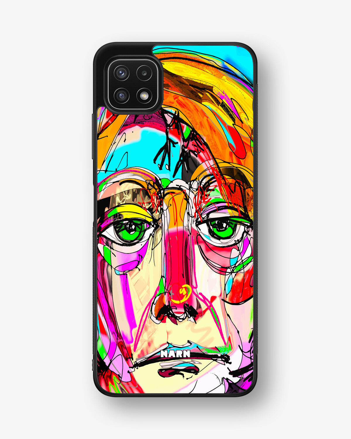 Samsung Galaxy A22 4G Hard Case – Abstract Portrait - View 1