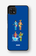 Samsung Galaxy A22 4G Hard Case – Beatles Blue - View 1