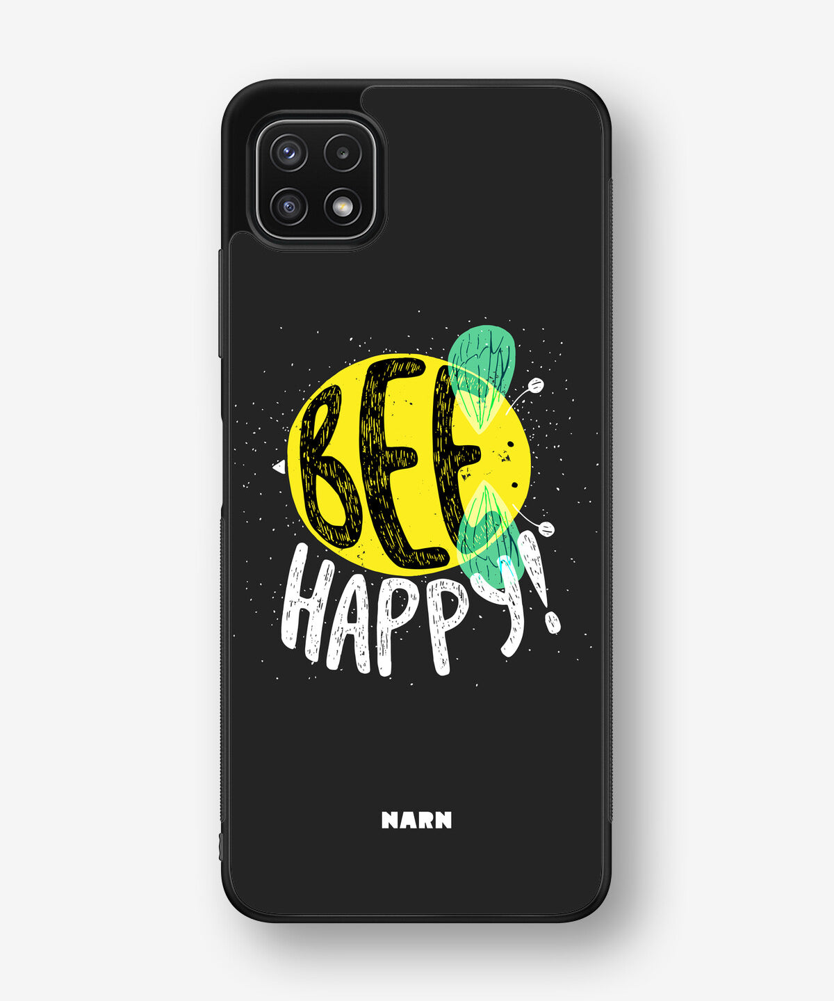 Samsung Galaxy A22 4G Hard Case – BEE Happy - View 1