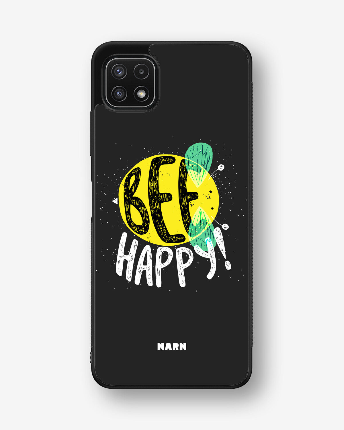 Samsung Galaxy A22 4G Hard Case – BEE Happy - View 1