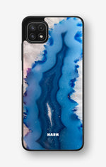 Samsung Galaxy A22 4G Hard Case – Blue Agate - View 1