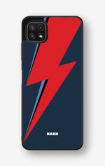 Samsung Galaxy A22 4G Hard Case – Blue Bowie - View 1