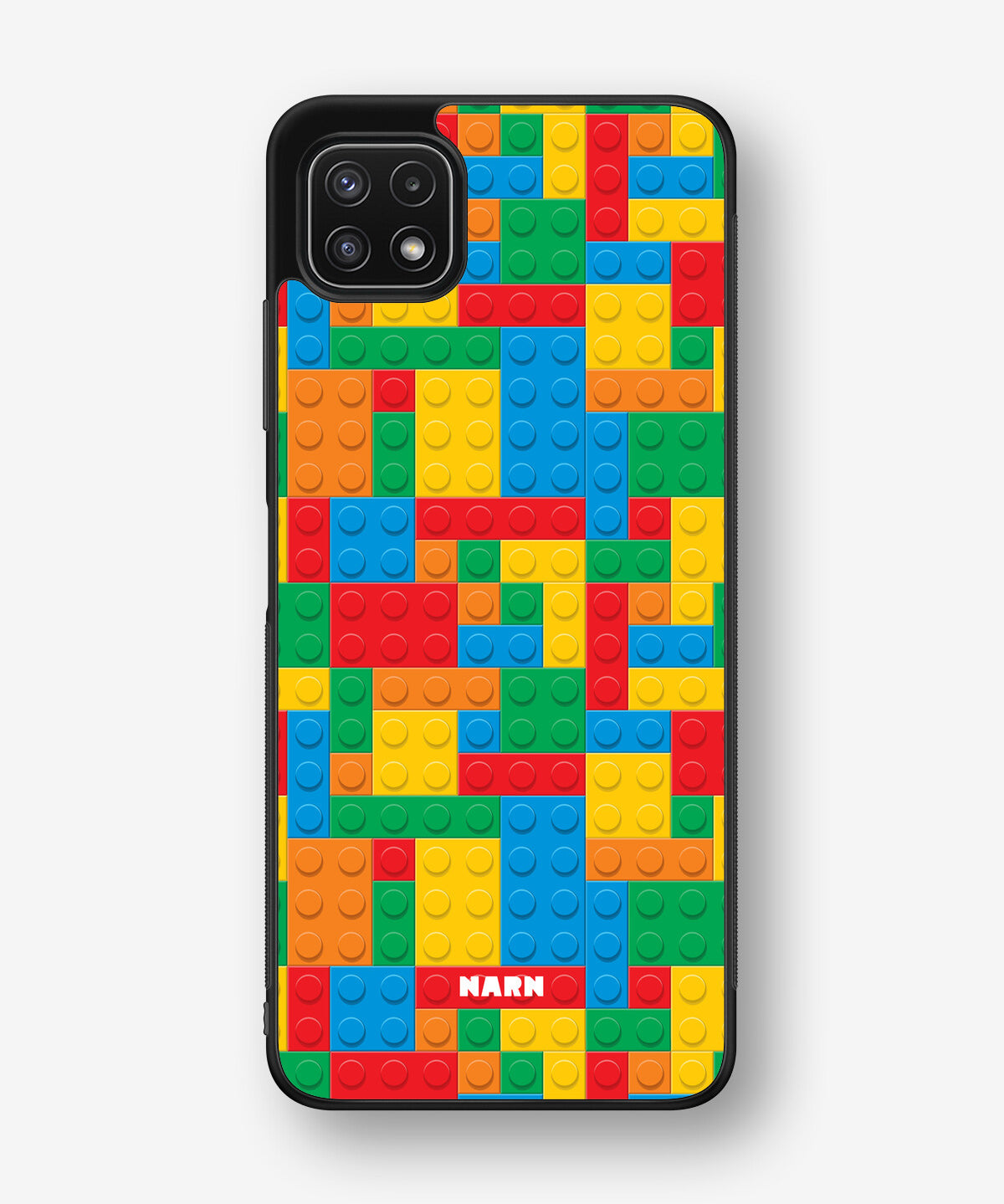Samsung Galaxy A22 4G Hard Case – Building Bricks - View 1