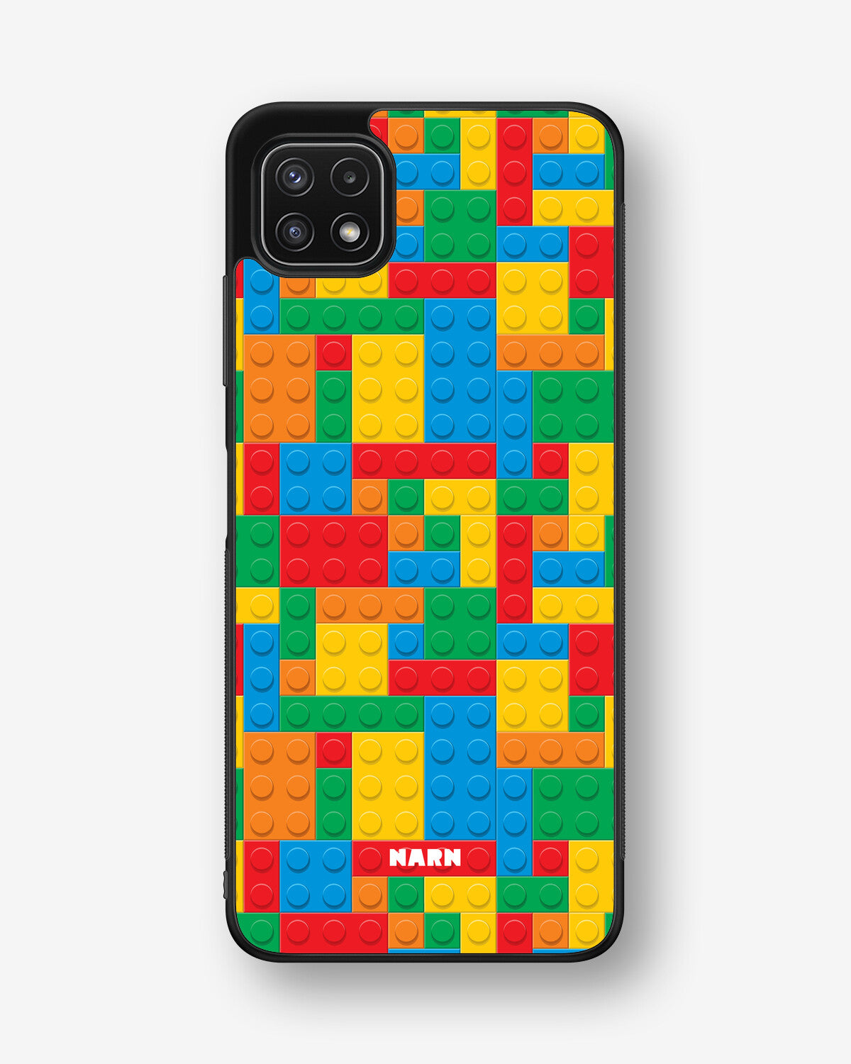 Samsung Galaxy A22 4G Hard Case – Building Bricks - View 1