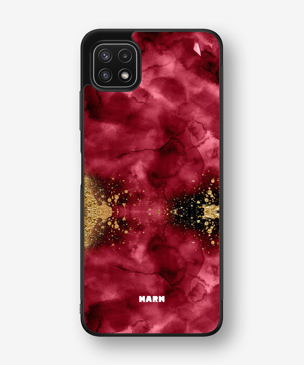 Samsung Galaxy A22 4G Hard Case – Burgendy Shimmer - View 1