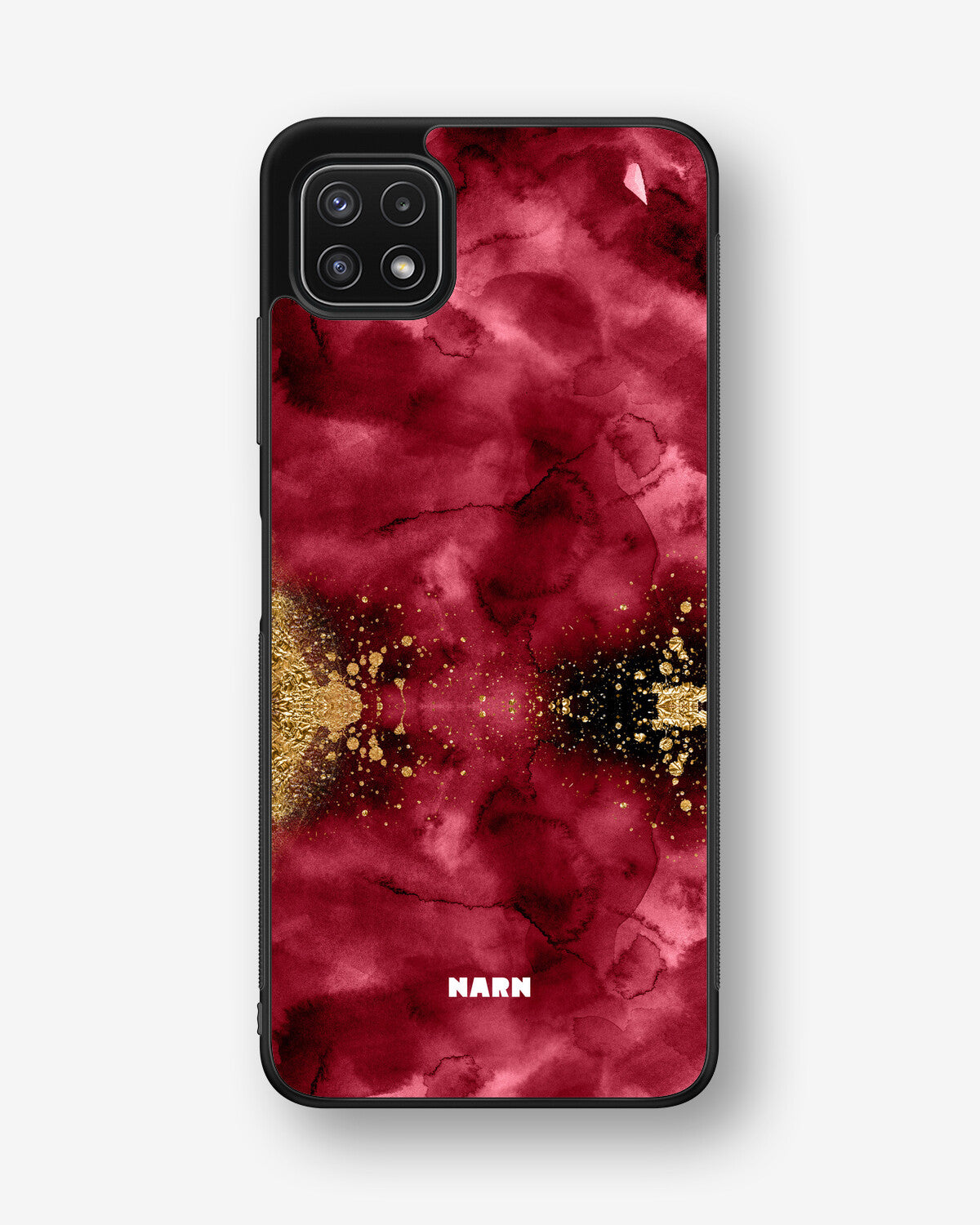 Samsung Galaxy A22 4G Hard Case – Burgendy Shimmer - View 1