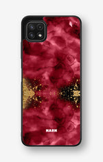 Samsung Galaxy A22 4G Hard Case – Burgendy Shimmer - View 1