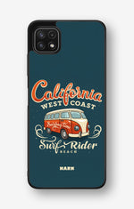 Samsung Galaxy A22 4G Hard Case – California Surf - View 1