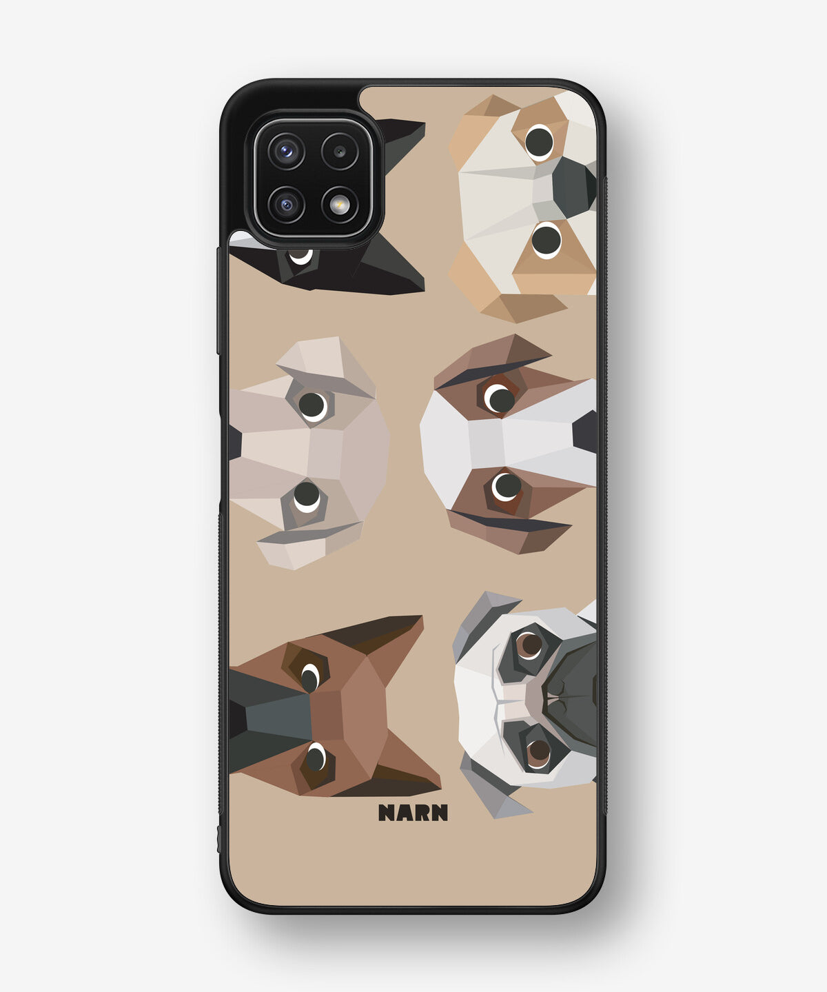 Samsung Galaxy A22 4G Hard Case – Cute Dogs - View 1