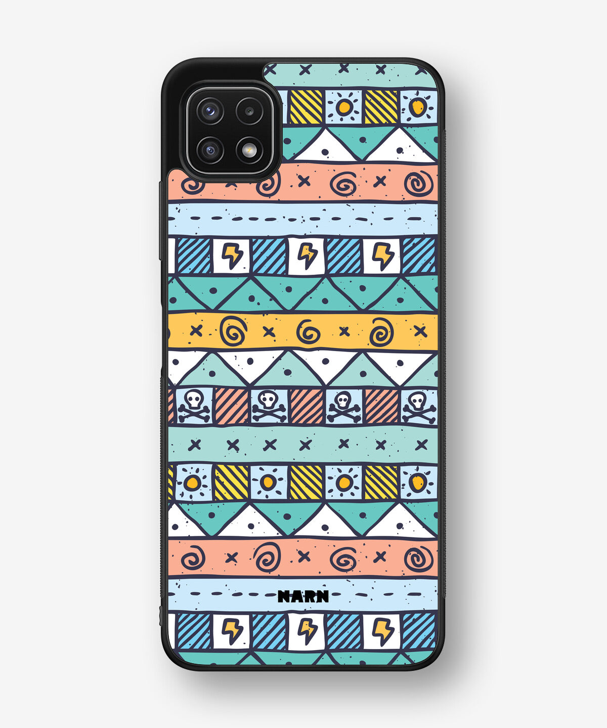 Samsung Galaxy A22 4G Hard Case – Cute Pattern - View 1