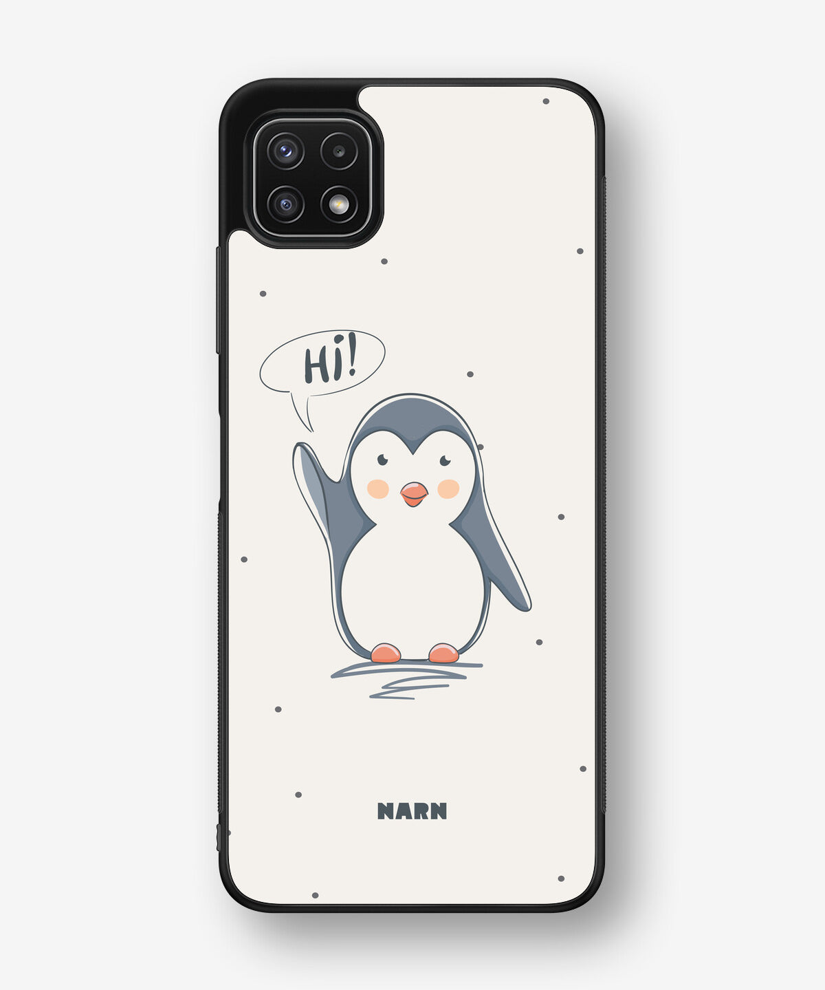 Samsung Galaxy A22 4G Hard Case – Cute Penguin - View 1