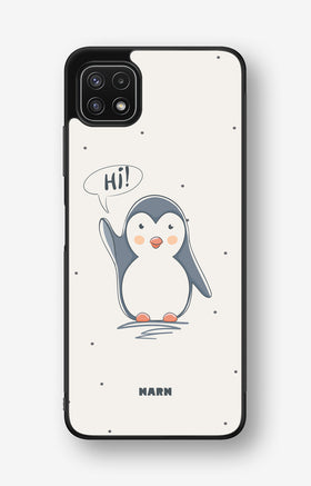 Samsung Galaxy A22 4G Hard Case – Cute Penguin - View 1