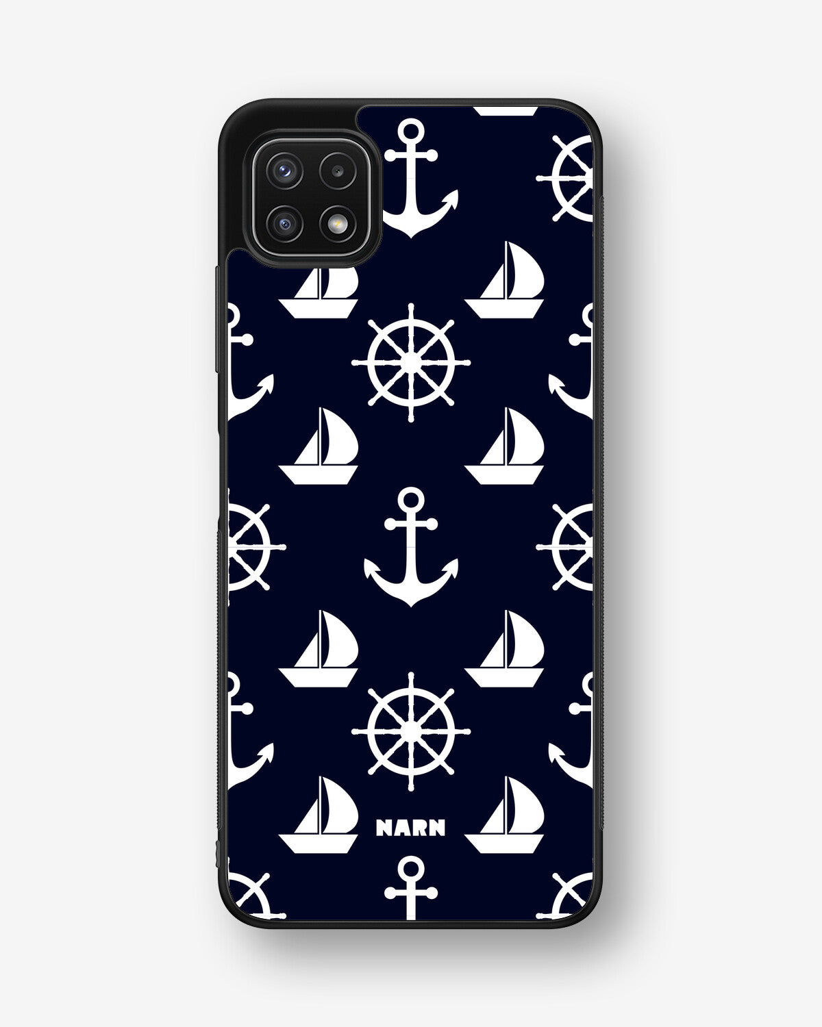 Samsung Galaxy A22 4G Hard Case – Deep Blue Voyage - View 1