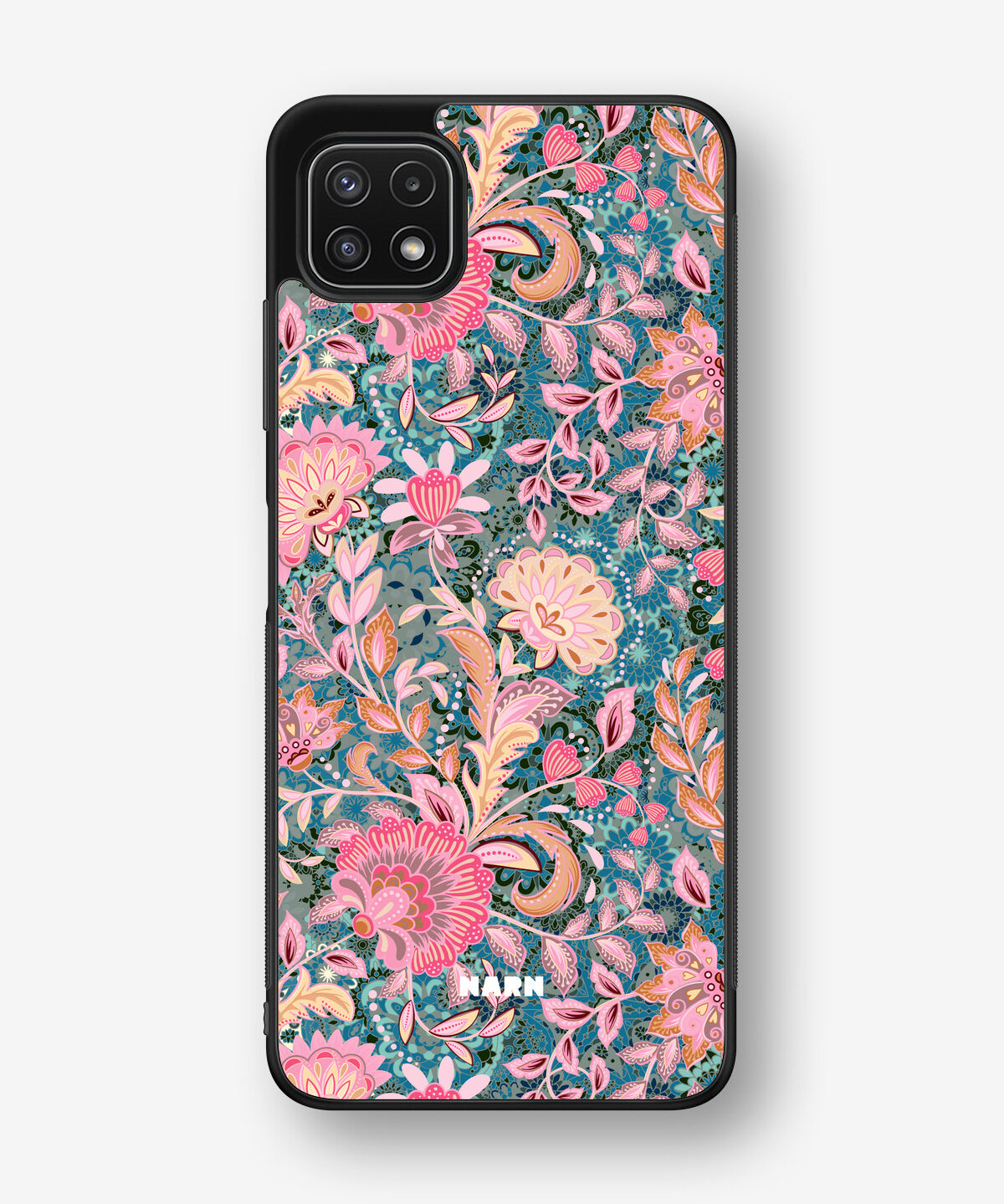 Samsung Galaxy A22 4G Hard Case – Fantasy Flowers - View 1