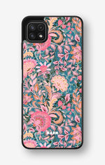 Samsung Galaxy A22 4G Hard Case – Fantasy Flowers - View 1