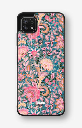 Samsung Galaxy A22 4G Hard Case – Fantasy Flowers - View 1