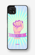 Samsung Galaxy A22 4G Hard Case – Fight Like A Girl - View 1