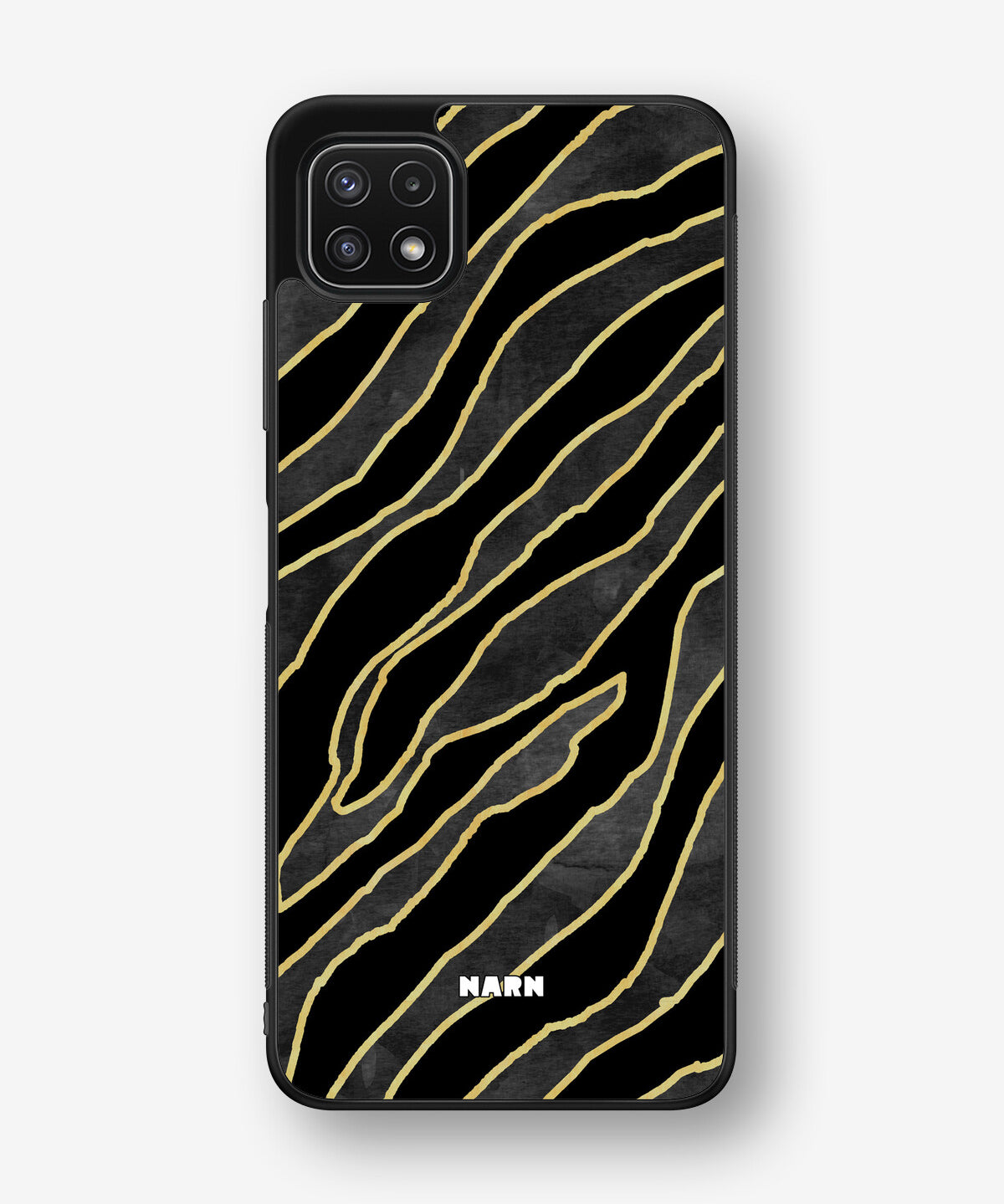 Samsung Galaxy A22 4G Hard Case – Golden Zebra - View 1