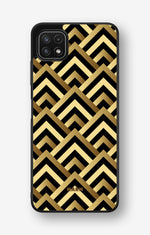 Samsung Galaxy A22 4G Hard Case – Goldline - View 1