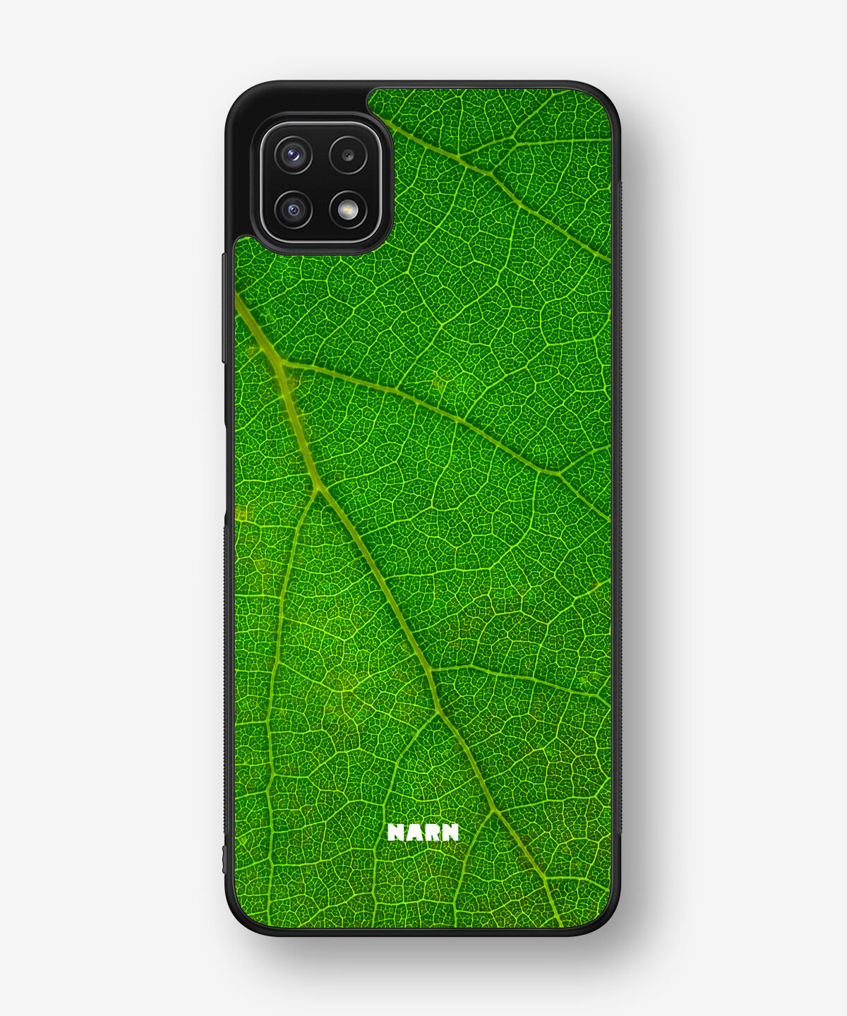 Samsung Galaxy A22 4G Hard Case – Green Leafy - View 1