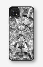 Samsung Galaxy A22 4G Hard Case – Grey Crystals - View 1