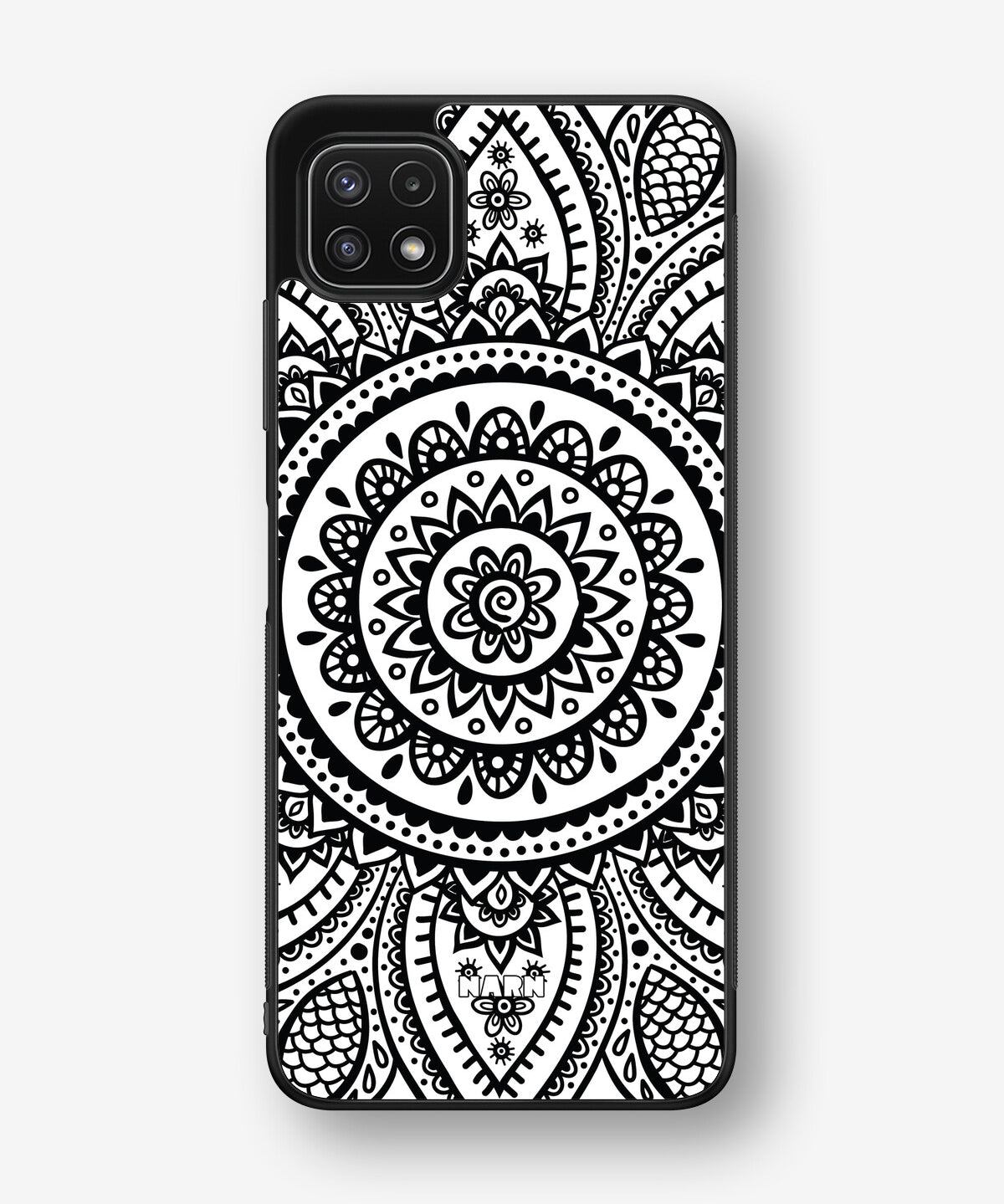 Samsung Galaxy A22 4G Hard Case – Henna Mandala - View 1