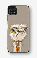 Samsung Galaxy A22 4G Hard Case – Hipster Ostrich - View 1