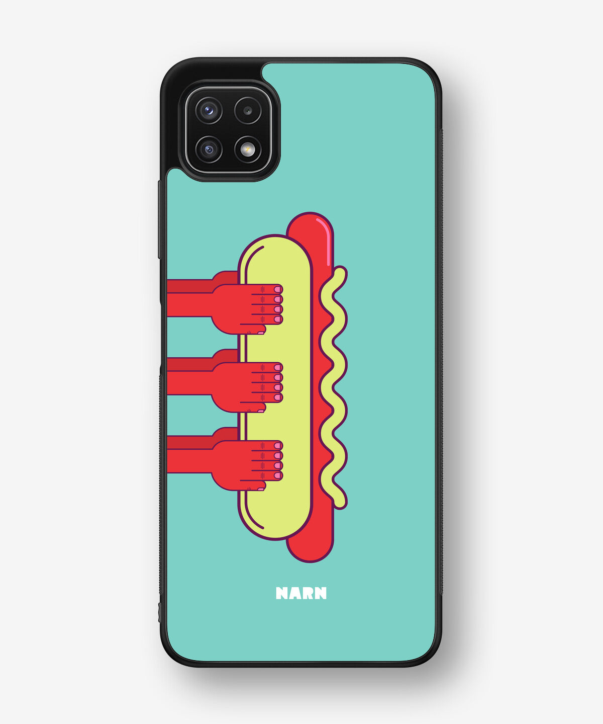 Samsung Galaxy A22 4G Hard Case – Hot Dog - View 1