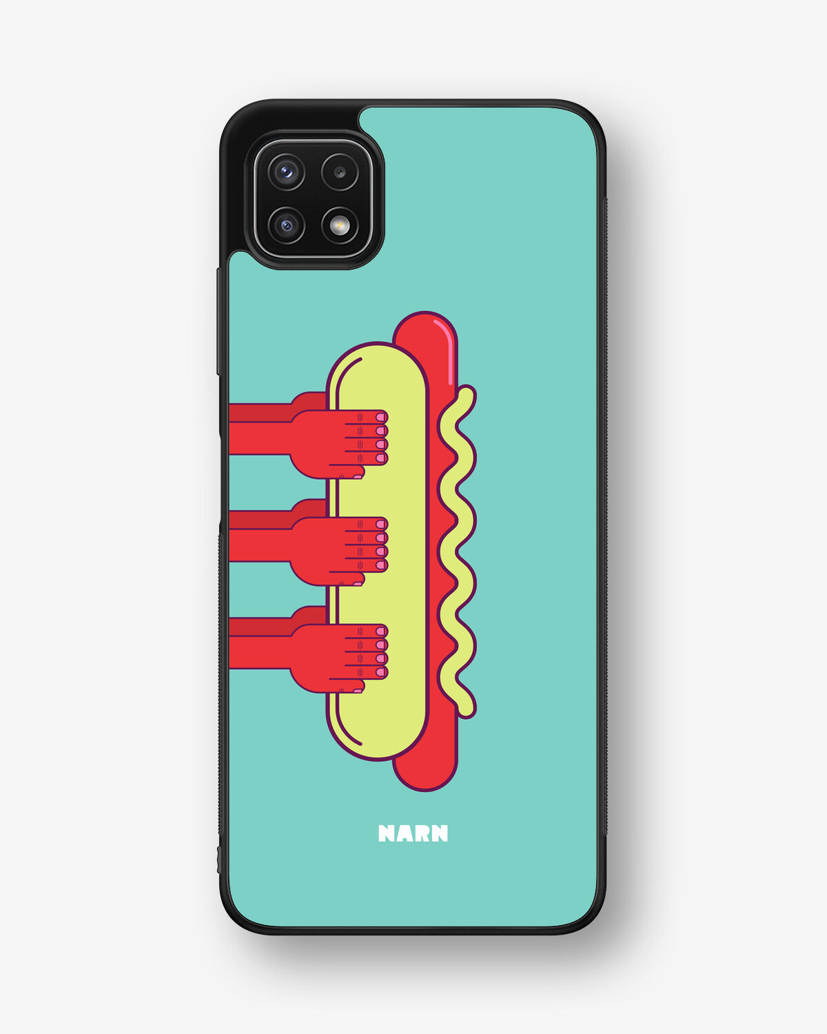Samsung Galaxy A22 4G Hard Case – Hot Dog - View 1