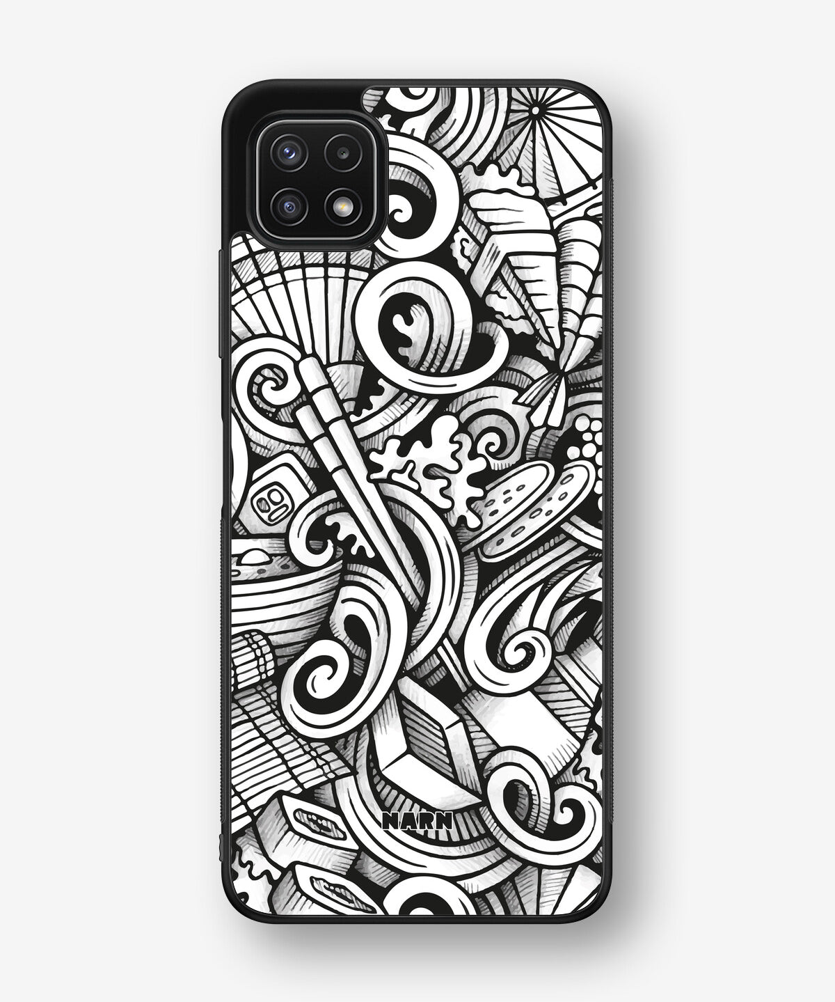Samsung Galaxy A22 4G Hard Case – Japanese Pattern - View 1