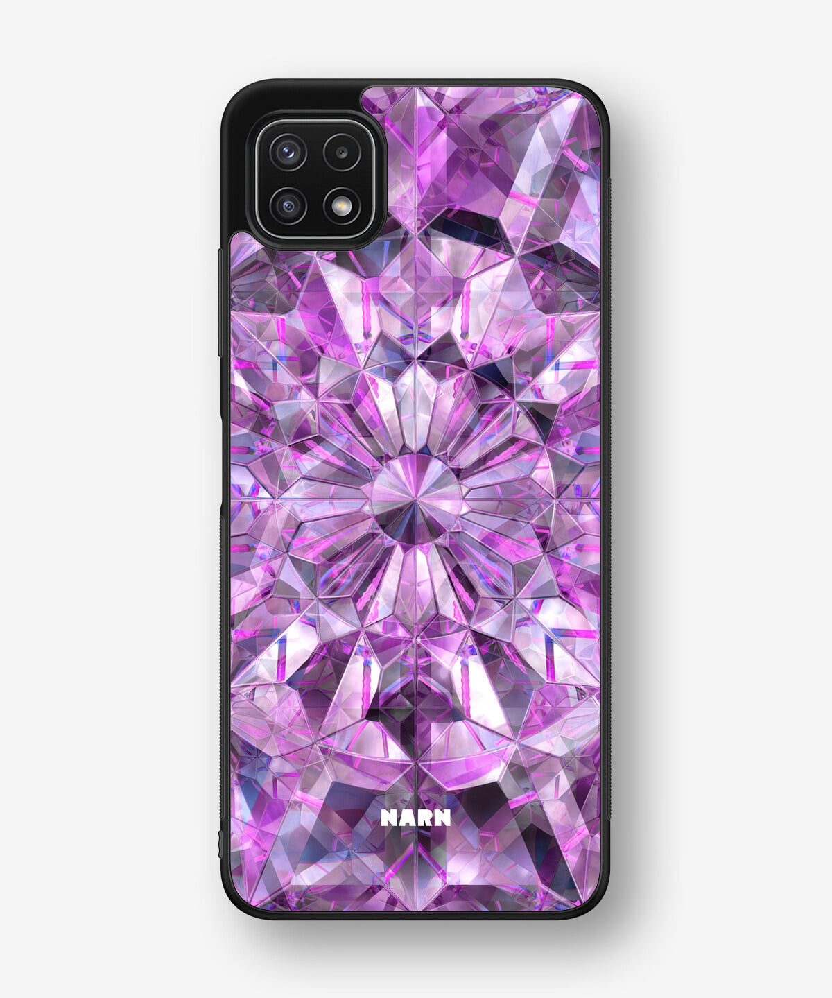 Samsung Galaxy A22 4G Hard Case – Lavender Crystals - View 1