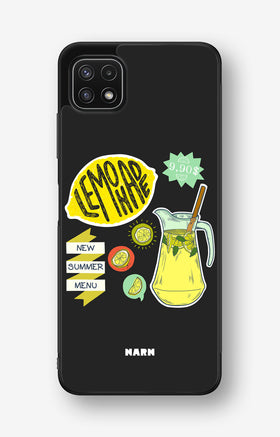 Samsung Galaxy A22 4G Hard Case – Lemon Summer - View 1