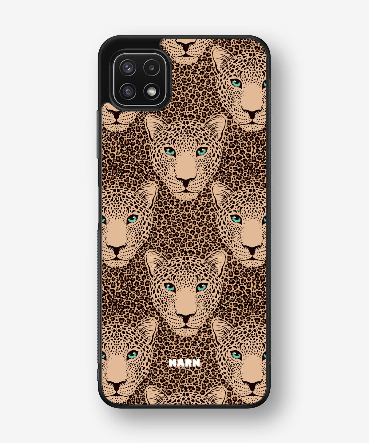 Samsung Galaxy A22 4G Hard Case – Leopard Gaze - View 1