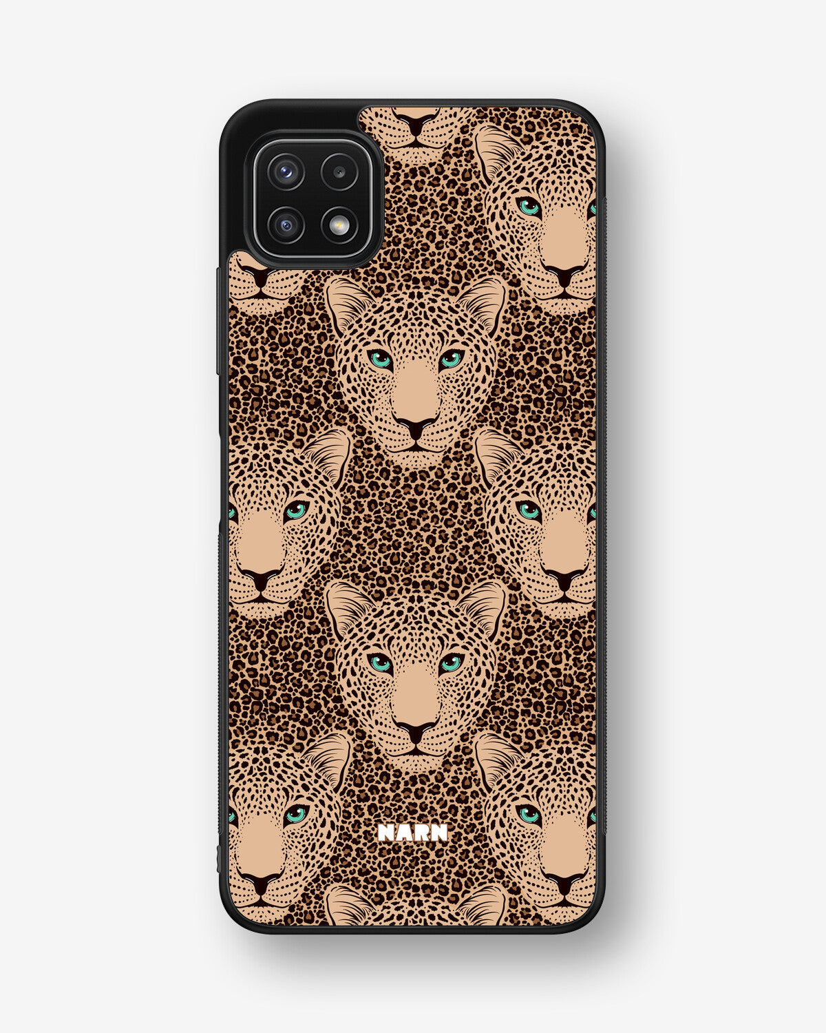 Samsung Galaxy A22 4G Hard Case – Leopard Gaze - View 1