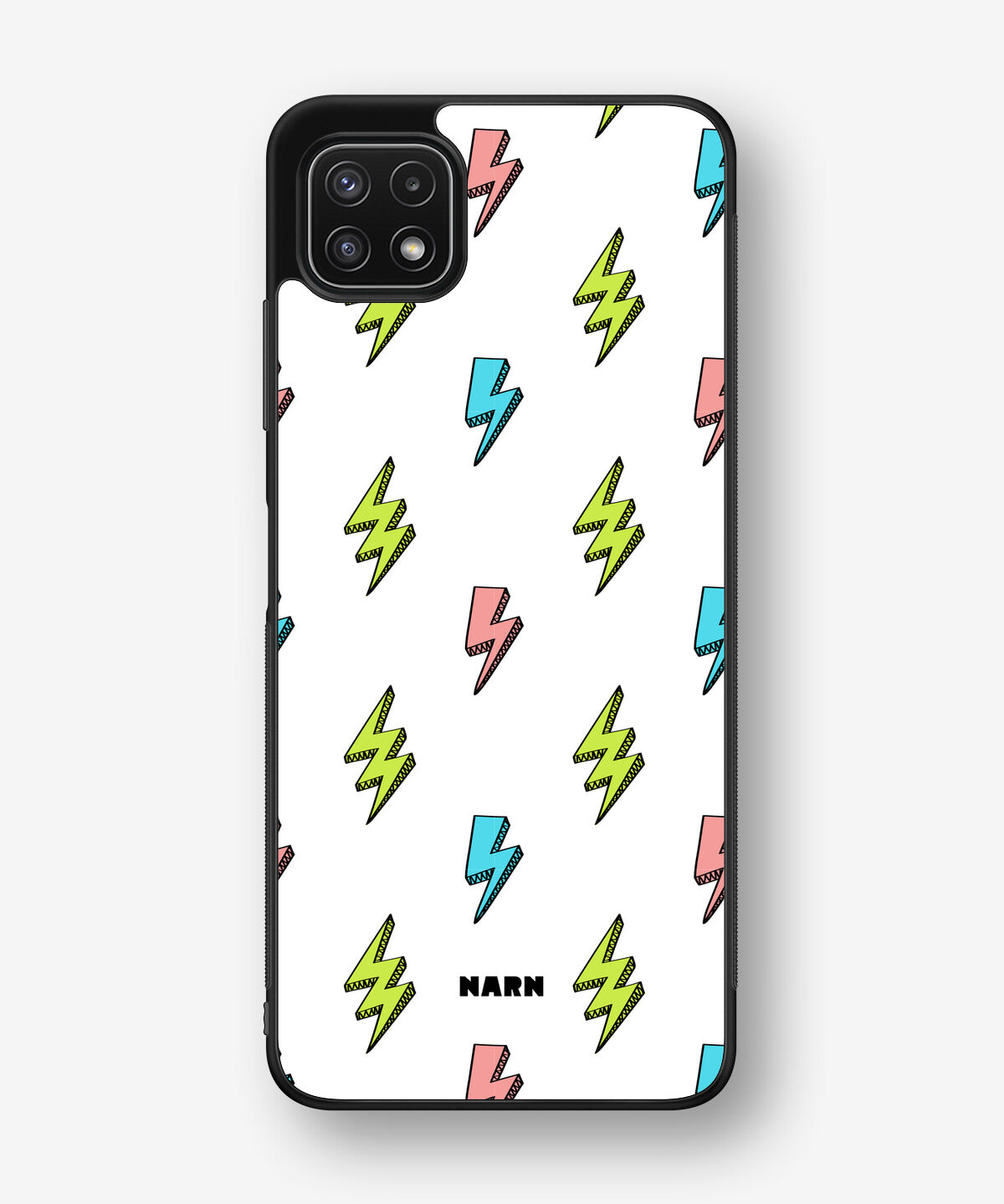 Samsung Galaxy A22 4G Hard Case – Lightning Bolts - View 1