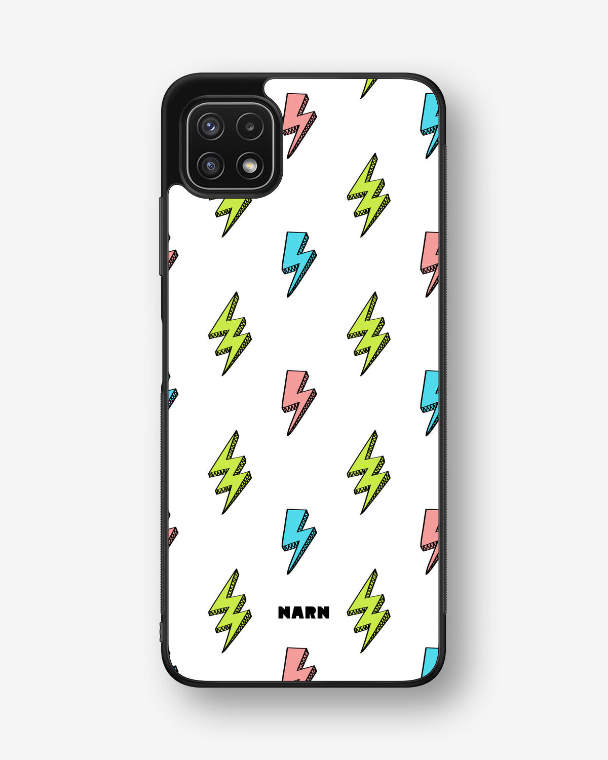 Samsung Galaxy A22 4G Hard Case – Lightning Bolts - View 1