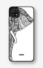 Samsung Galaxy A22 4G Hard Case – Mandala Elephant - View 1