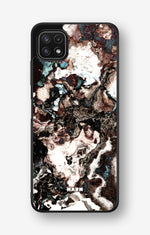 Samsung Galaxy A22 4G Hard Case – Marble Brown - View 1