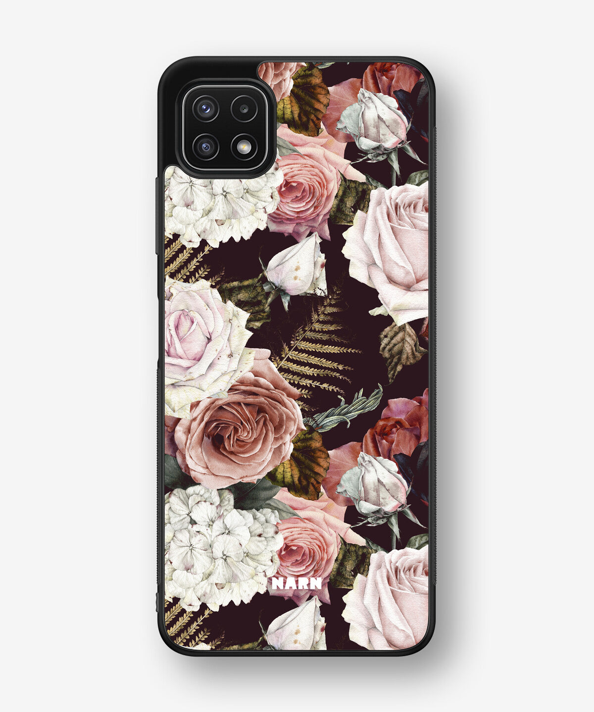 Samsung Galaxy A22 4G Hard Case – Midnight Roses - View 1