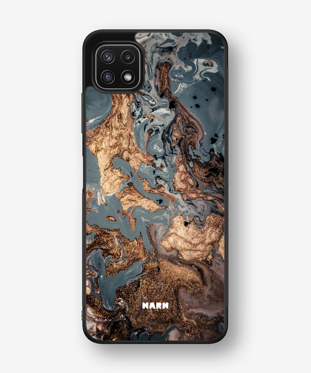 Samsung Galaxy A22 4G Hard Case – Molten Gold - View 1