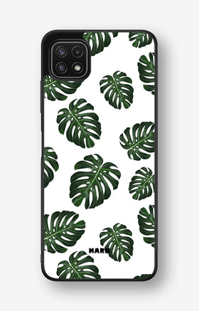 Samsung Galaxy A22 4G Hard Case – Monstera Pattern - View 1