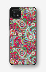 Samsung Galaxy A22 4G Hard Case – Paisley Paradise - View 1