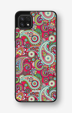 Samsung Galaxy A22 4G Hard Case – Paisley Paradise - View 1