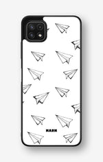 Samsung Galaxy A22 4G Hard Case – Paper Planes - View 1