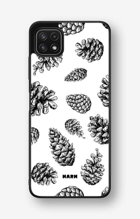 Samsung Galaxy A22 4G Hard Case – Pine Cones - View 1